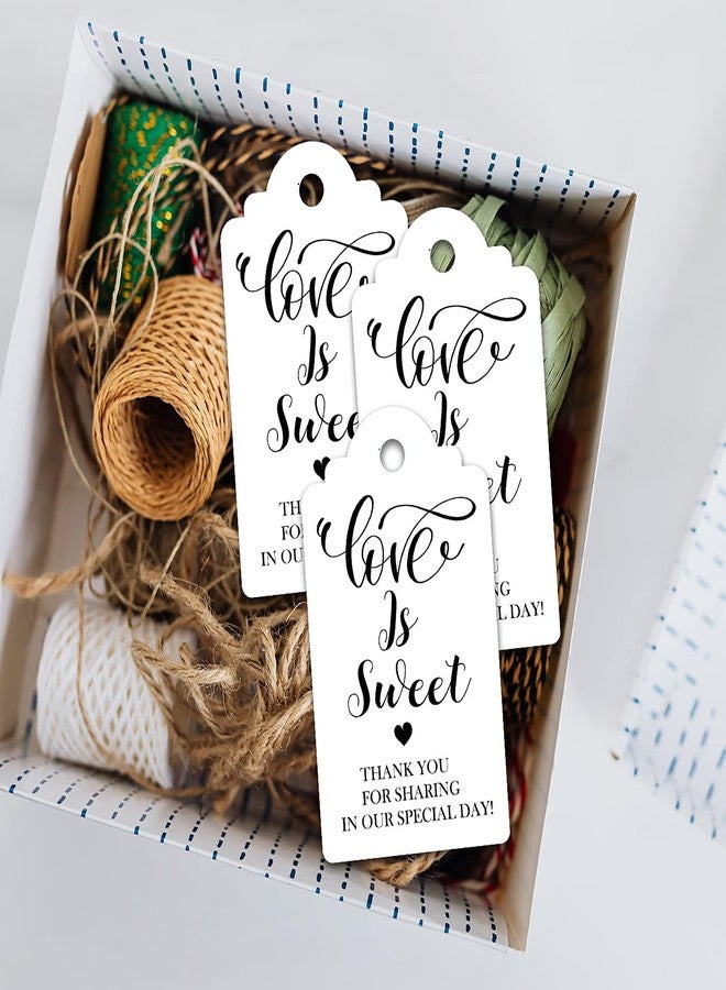 TENTADO Love is Sweet, Thank You for Sharing Our Special Day, 50pcs Wedding Tags, Perfect for Party Favors. - Image 5